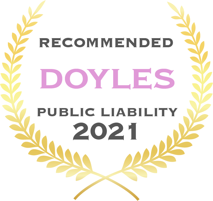 Public Liability - Recommended - 2021 Doyles - Public Liability - Recommended - 2021