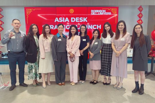 Robinson Gill launches Asia Desk Strategy at Lunar New Year celebration